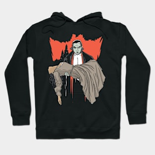 Dracula And Woman Hoodie